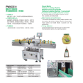 Big Hersteller PM-630 Automatische Klebebrikotungskennzeichnung für runde Gläser/Flaschen/Dosen